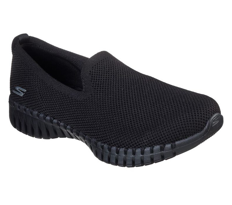 Skechers Gowalk Smart - Believe - Womens Slip On Shoes Black [AU-DV1105]